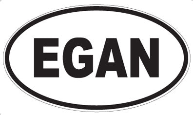 EGAN - Oval Sticker