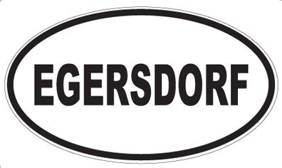 EGERSDORF - Oval Sticker