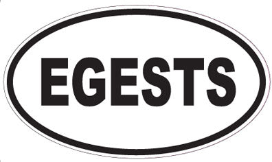 EGESTS - Oval Sticker
