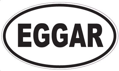 EGGAR - Oval Sticker