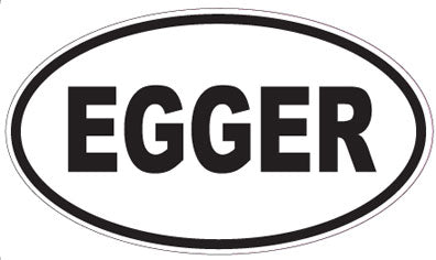 EGGER - Oval Sticker
