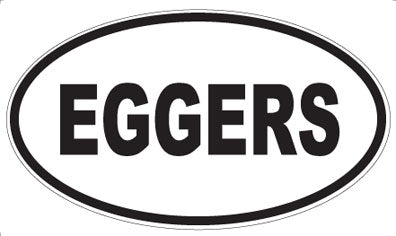 EGGERS - Oval Magnet