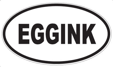 EGGINK - Oval Sticker