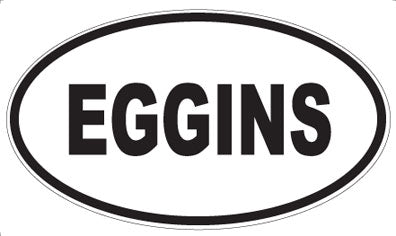 EGGINS - Oval Magnet