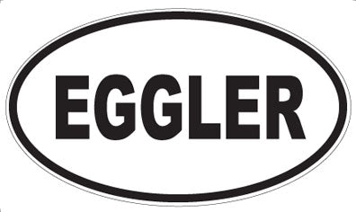 EGGLER - Oval Sticker