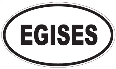 EGISES - Oval Sticker