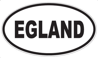 EGLAND - Oval Magnet