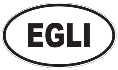EGLI - Oval Sticker