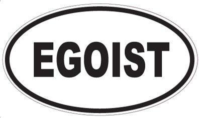 EGOIST - Oval Sticker