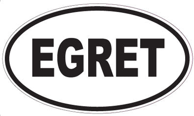 EGRET - Oval Magnet