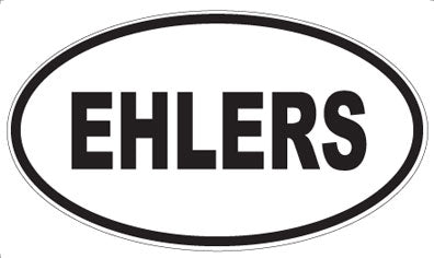 EHLERS - Oval Magnet