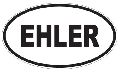 EHLER - Oval Magnet
