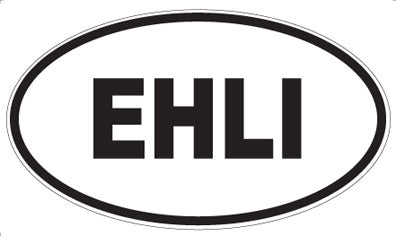EHLI - Oval Sticker