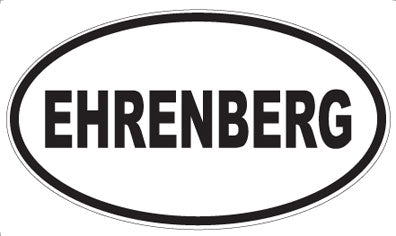 EHRENBERG - Oval Sticker