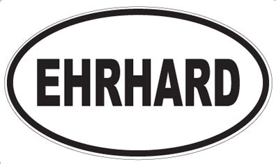 EHRHARD - Oval Sticker
