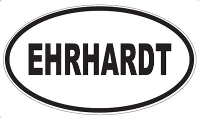 EHRHARDT - Oval Sticker