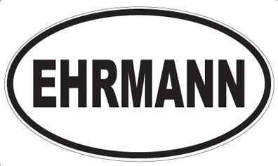 EHRMANN - Oval Magnet