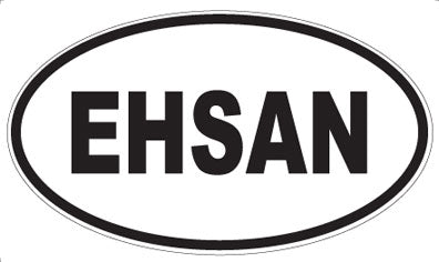 EHSAN - Oval Sticker