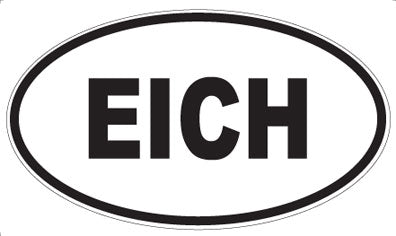 EICH - Oval Sticker