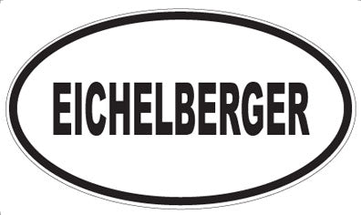 EICHELBERGER - Oval Sticker