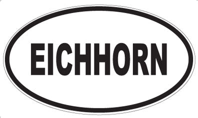 EICHHORN - Oval Sticker