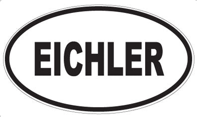 EICHLER - Oval Sticker