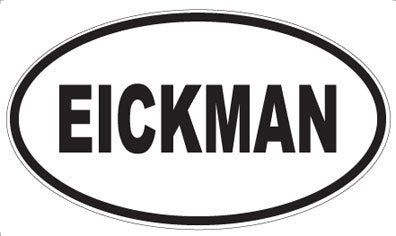EICKMAN - Oval Magnet