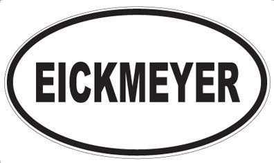 EICKMEYER - Oval Magnet