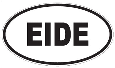 EIDE - Oval Sticker