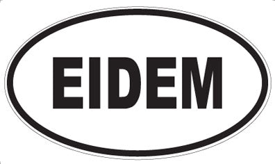 EIDEM - Oval Magnet