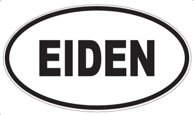 EIDEN - Oval Sticker