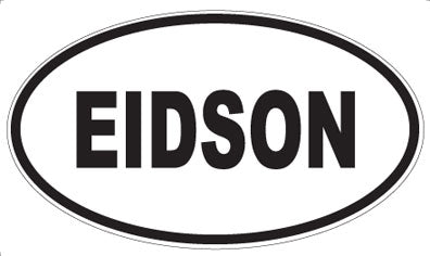 EIDSON - Oval Sticker