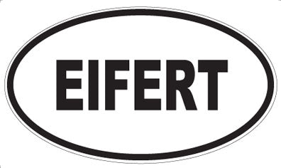 EIFERT - Oval Sticker