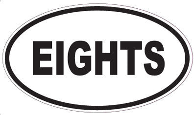 EIGHTS - Oval Sticker