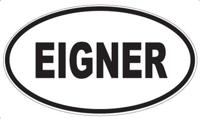 EIGNER - Oval Sticker