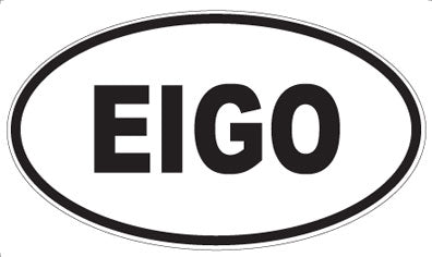EIGO - Oval Sticker