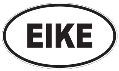 EIKE - Oval Sticker