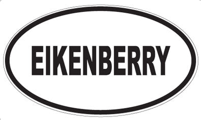 EIKENBERRY - Oval Sticker