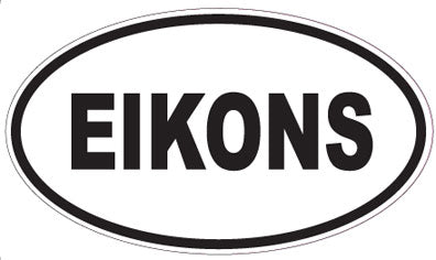 EIKONS - Oval Sticker