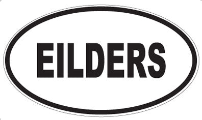 EILDERS - Oval Magnet