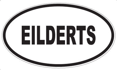 EILDERTS - Oval Magnet