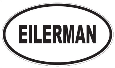 EILERMAN - Oval Magnet