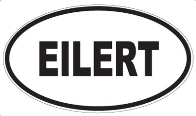EILERT - Oval Sticker