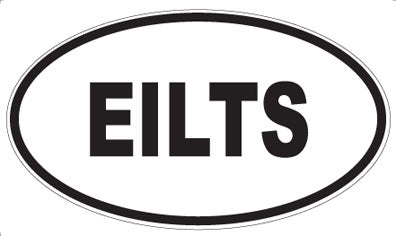 EILTS - Oval Sticker