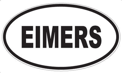 EIMERS - Oval Magnet