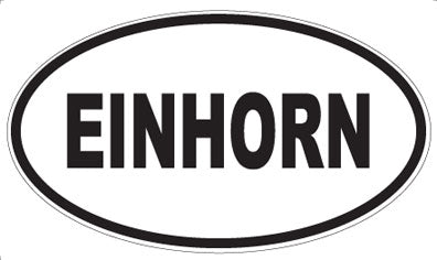 EINHORN - Oval Magnet