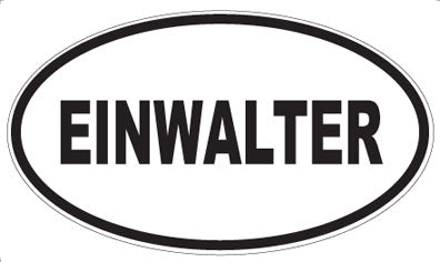 EINWALTER - Oval Magnet