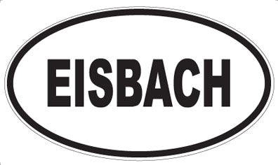 EISBACH - Oval Sticker