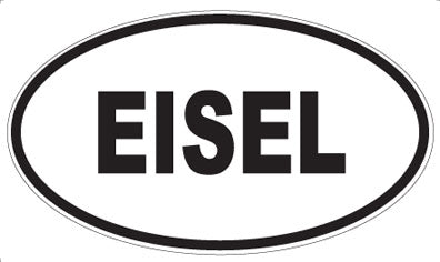 EISEL - Oval Sticker