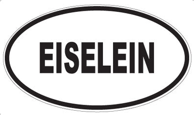 EISELEIN - Oval Sticker